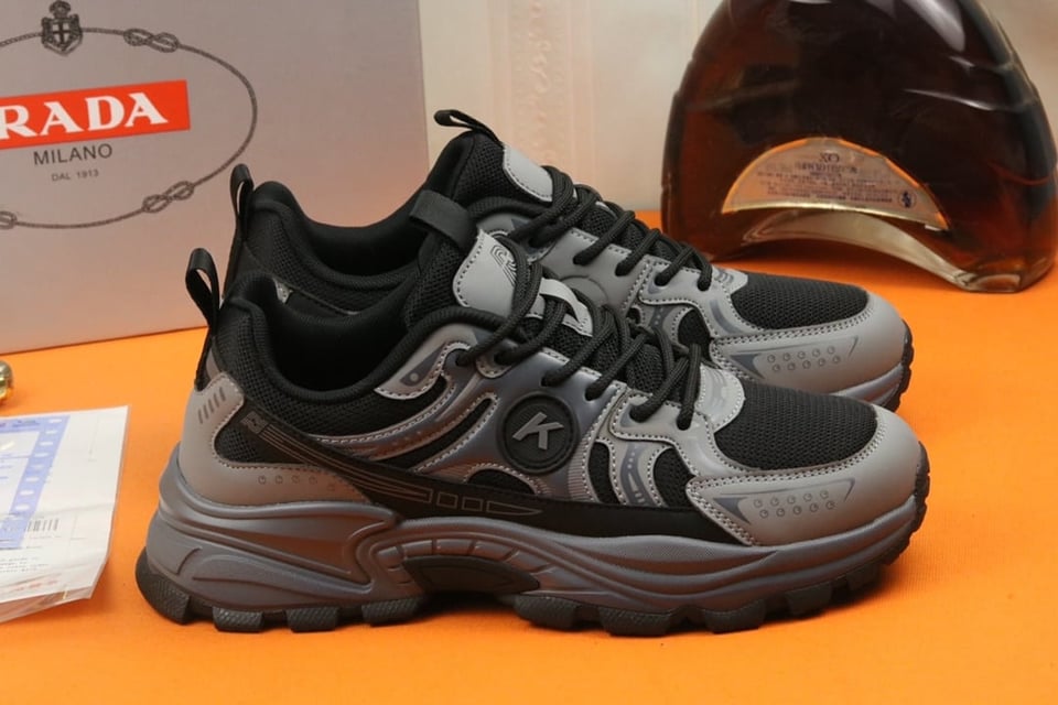 Prada Sport Running Sneaker In Black view 3