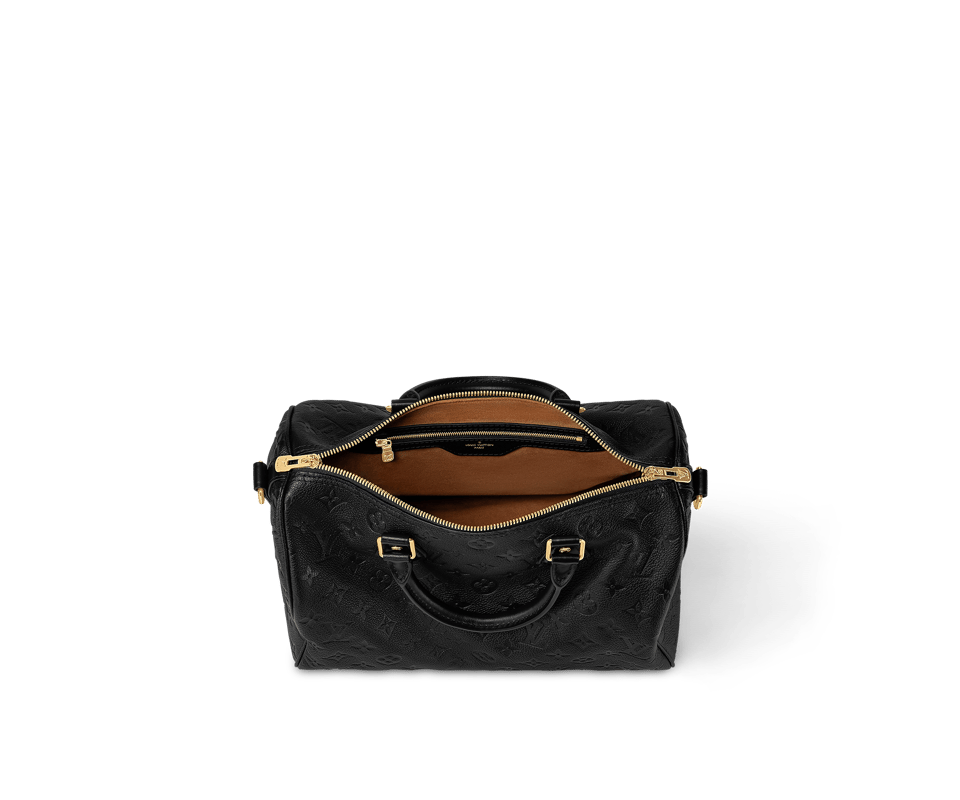 Louis Vuitton Speedy Soft 30 Monogram Empreinte Black 30cm M47186 view 5