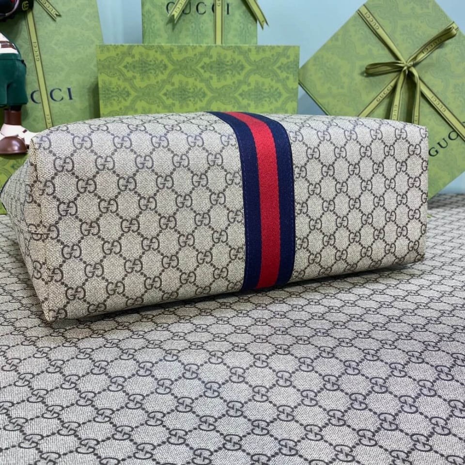 Gucci Ophidia GG Medium Tote White view 6