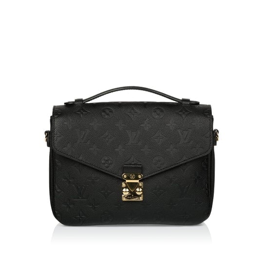 Louis Vuitton Monogram Canvas Pochette M Tis Black 25Cm view 9