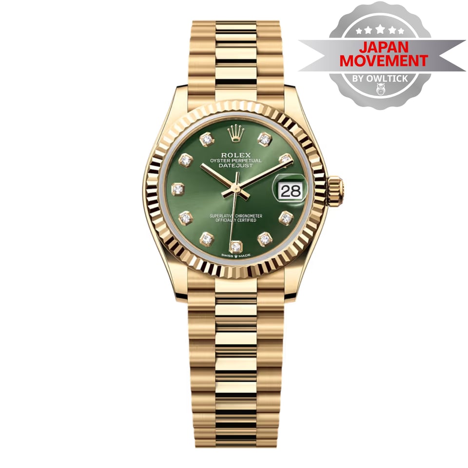 [Superclone] Rolex Datejust 31mm Olive Green Dial President 278278