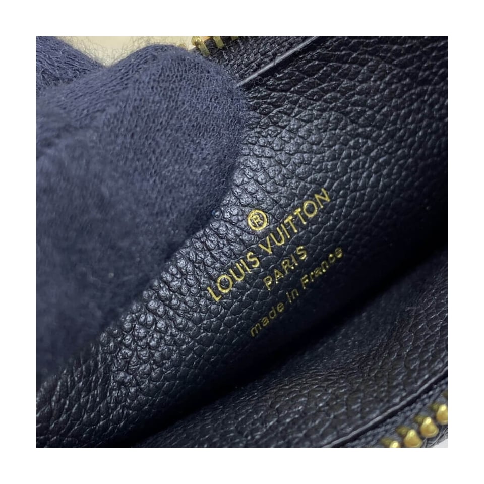 Louis Vuitton Monogram Empreinte Card Holder Recto Verso Black view 10
