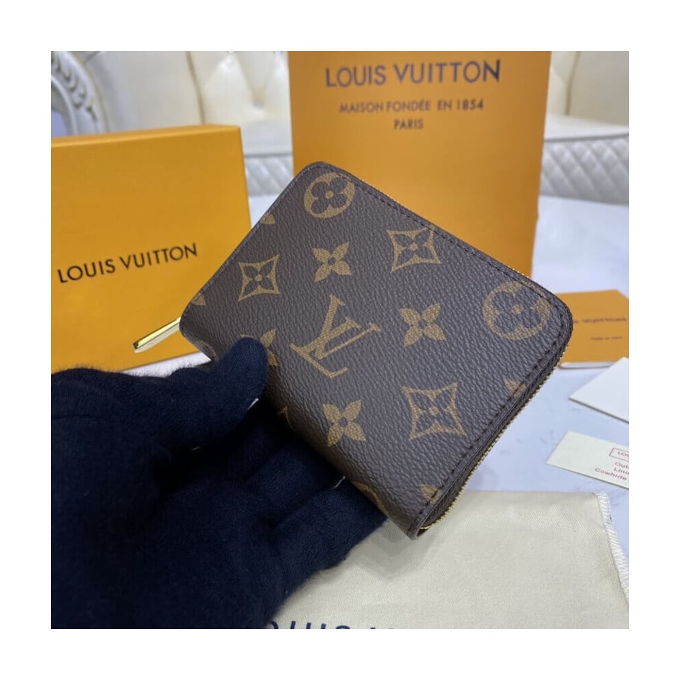 Louis Vuitton Monogram Canvas Zippy Coin Purse view 3