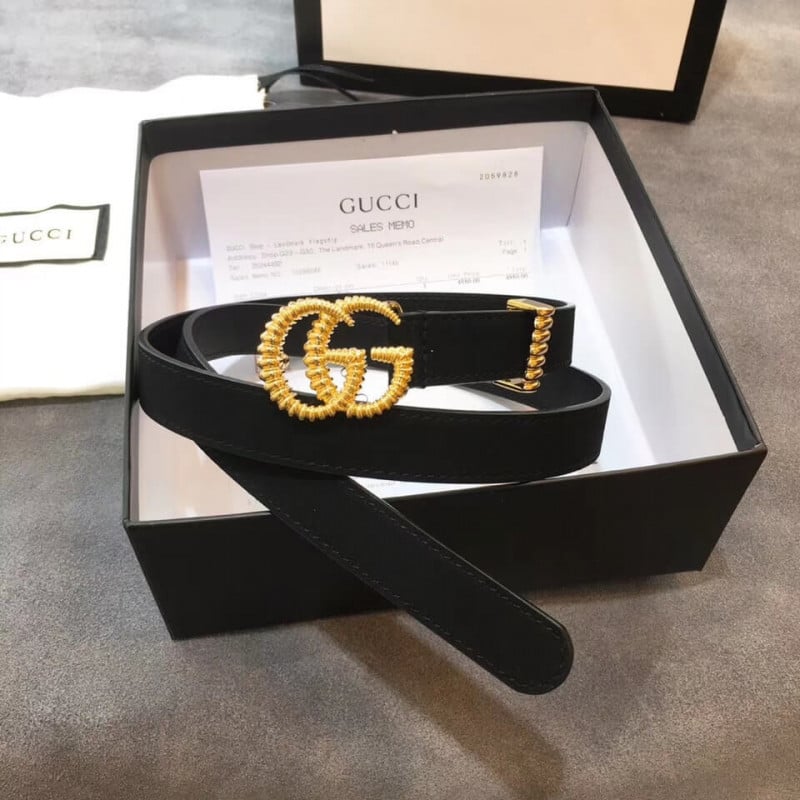 Gucci Suede Belt With Torchon Double G Buckle 602071 view 4