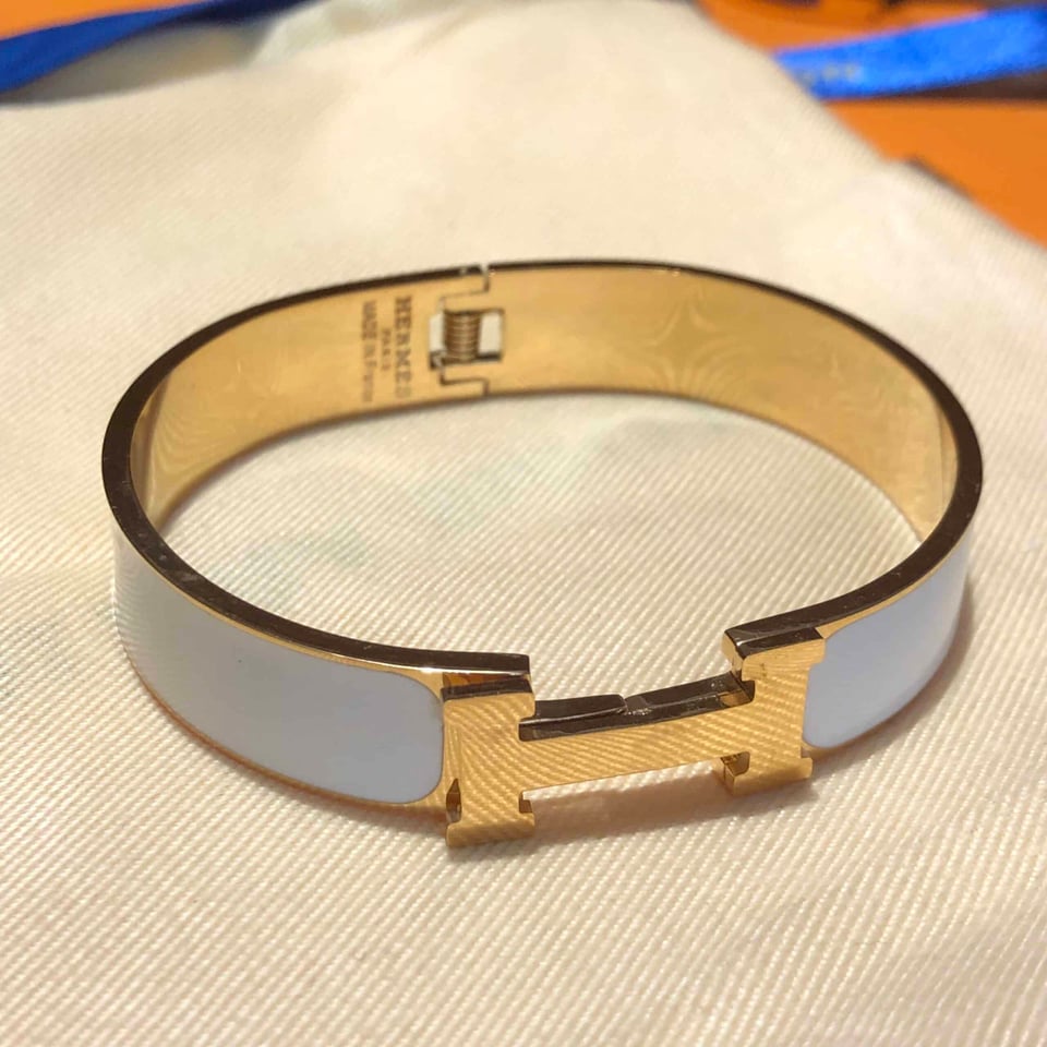 Hermes Clic Clac H Bracelet Gold view 4