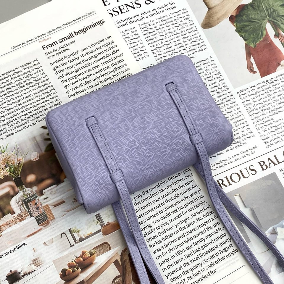 Chanel Clutch Purple Bag 17cm/6.7in view 10