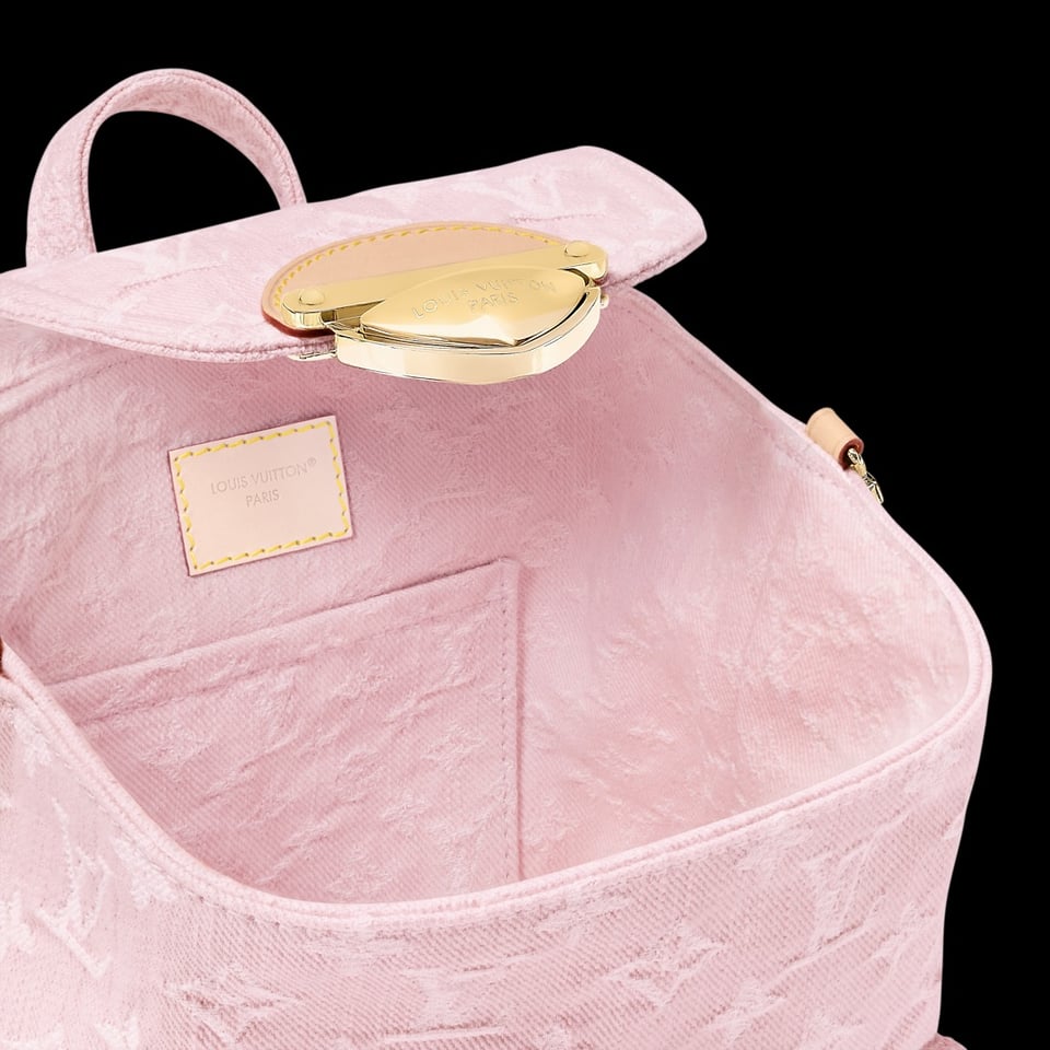 Louis Vuitton Venice Backpack Washed Monogram Denim M13031 Pink 26cm/ 10.2in view 6