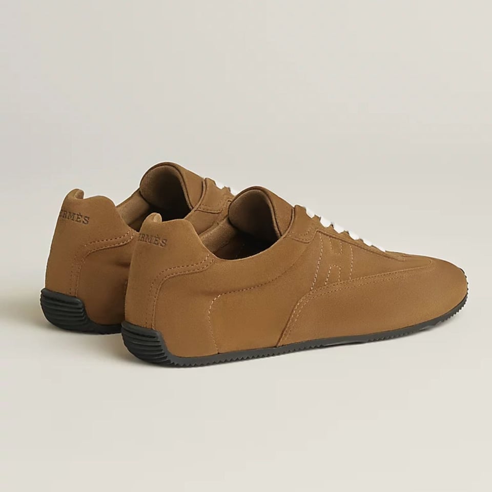 Hermes Master Sneakers Brun Fumé Color Goatskin H261880ZHE5390 view 4