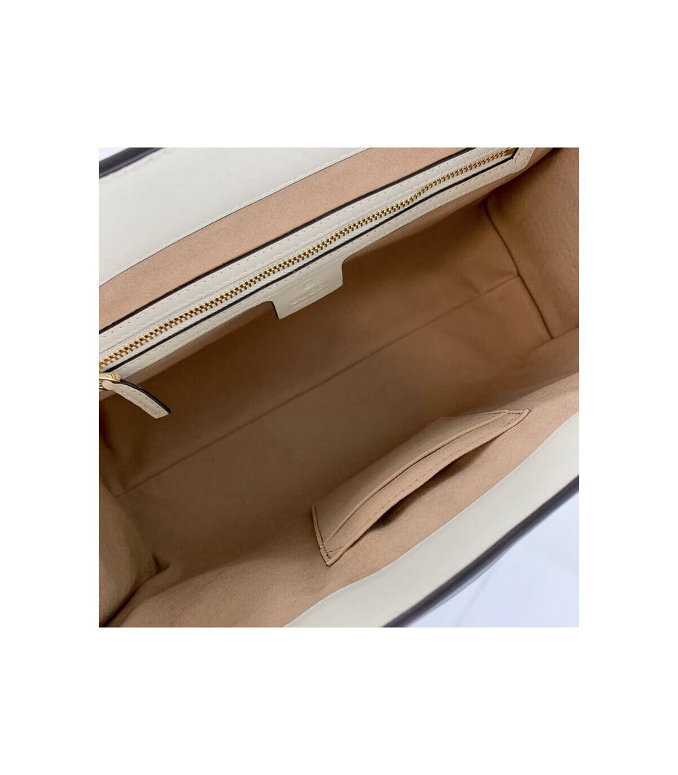 Gucci Padlock Medium GG Shoulder Bag White view 7