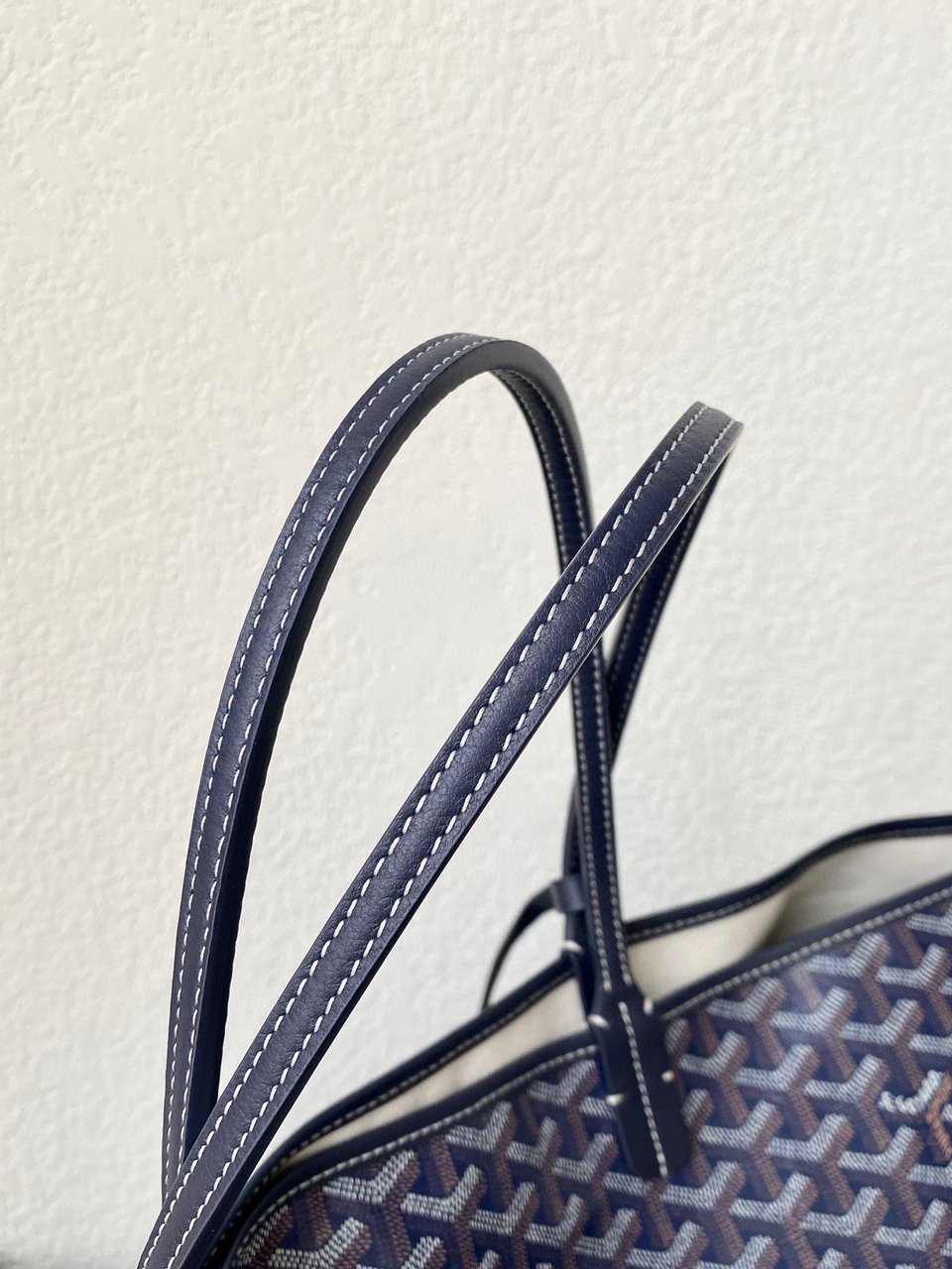 Goyard Saint Louis Gm 40Cm Navy Blue Canvas view 8