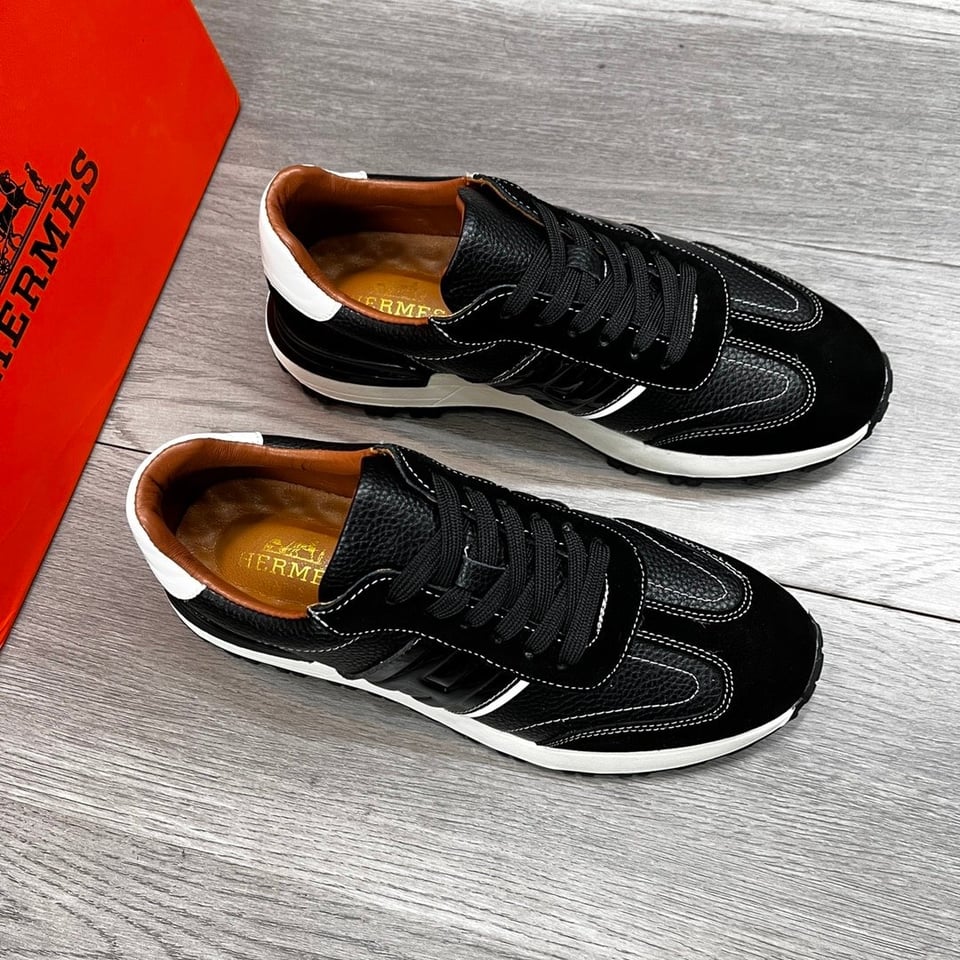 Hermes Trail Sneaker Black view 3
