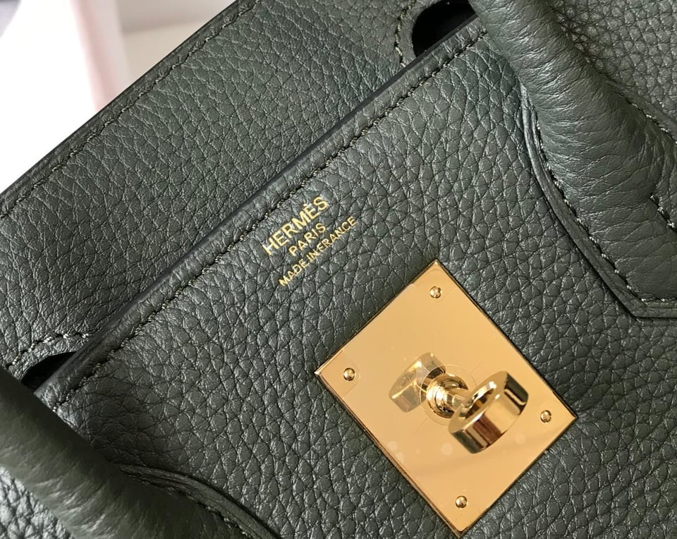 Hermes Birkin 35Cm Pine Togo Leather Gold Hardware view 7