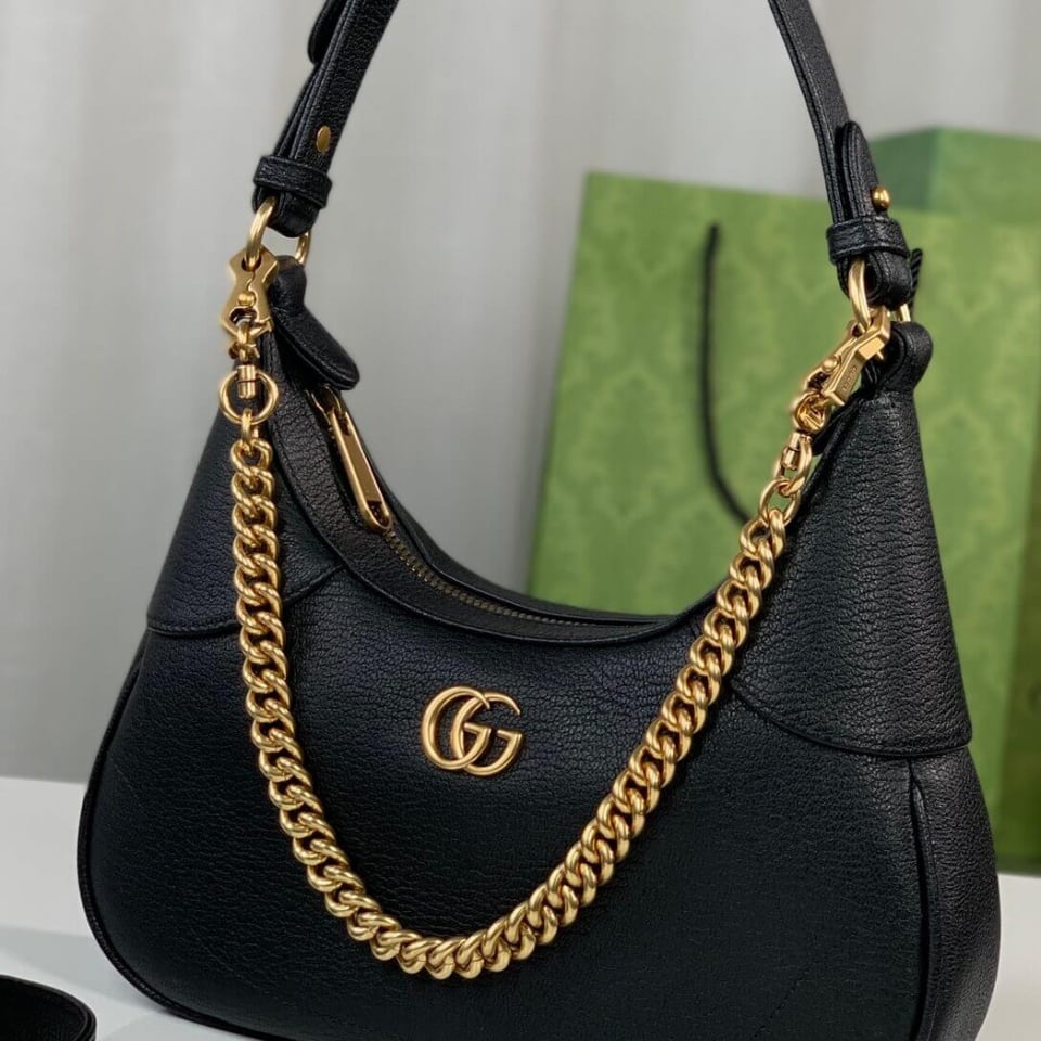 Gucci Aphrodite Small Shoulder Bag Black view 11