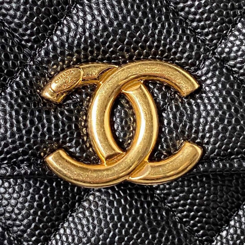 Chanel Grained Calfskin Wallet on Chain 19cm view 5