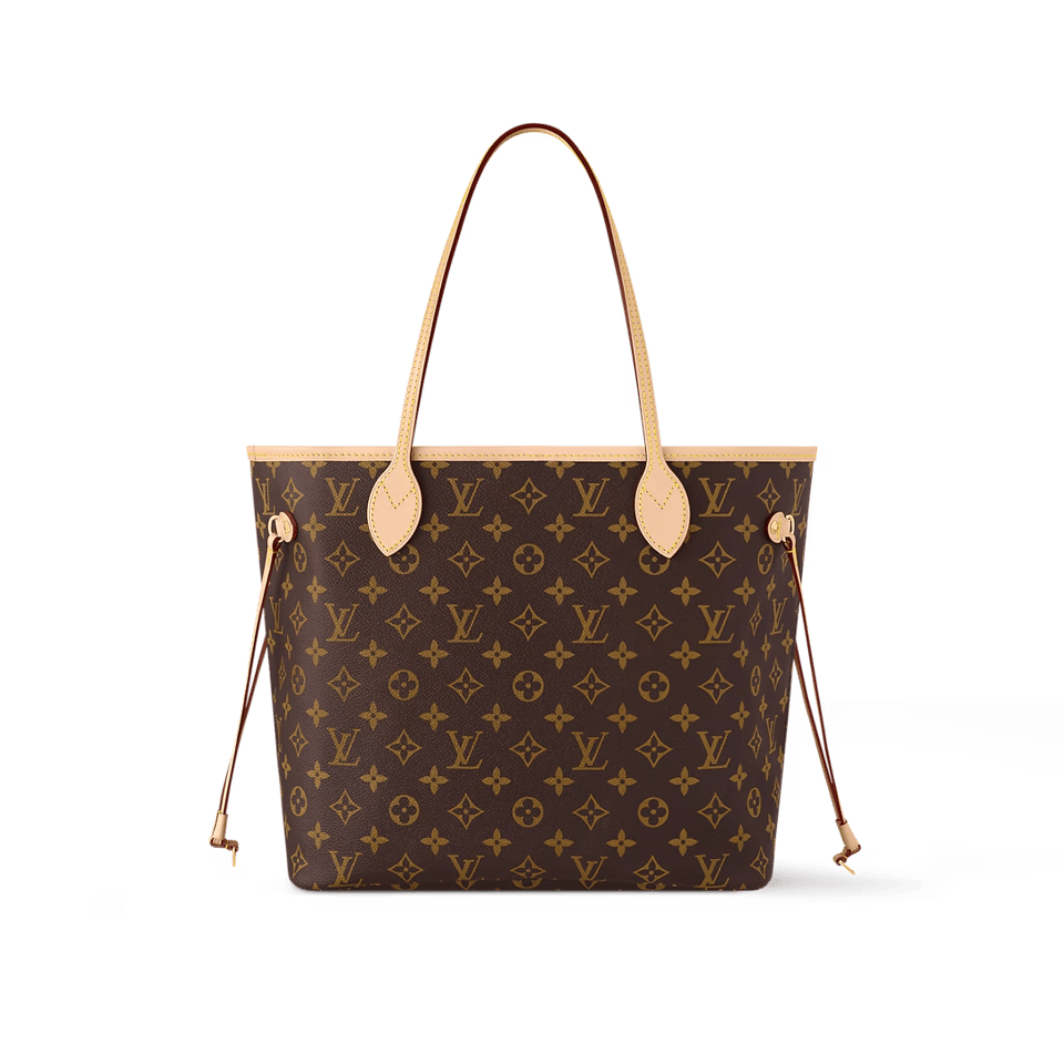 Louis Vuitton Neverfull MM Monogram Canvas Tote Bag Cerise Red 31cm M46987 view 5