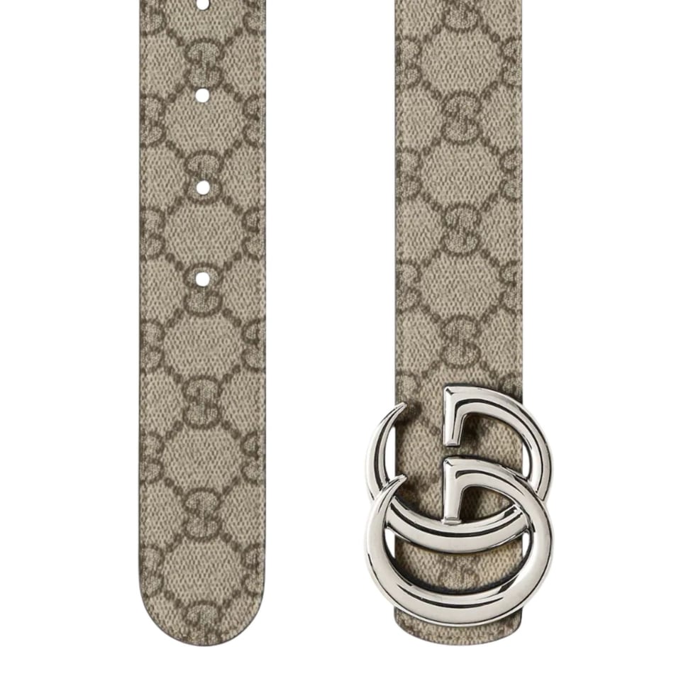 Gucci Reversible GG Marmont Belt Black Leather 838593 FAE0Y 9870 view 2