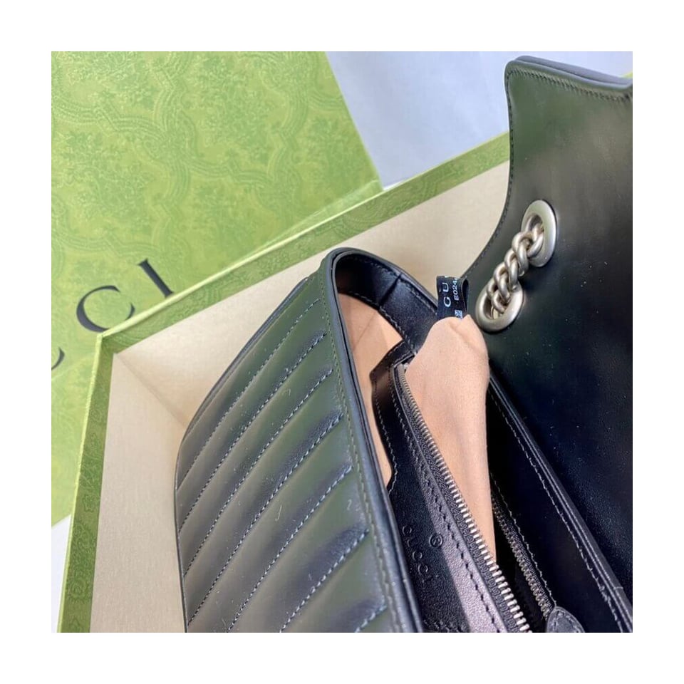 Gucci GG Marmont Small Shoulder Bag Black view 14