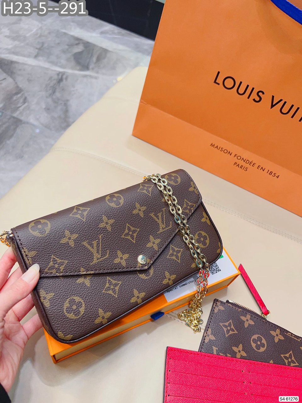 Louis Vuitton Set Of 3 Items Monogram Okinawa Blue 18Cm view 4