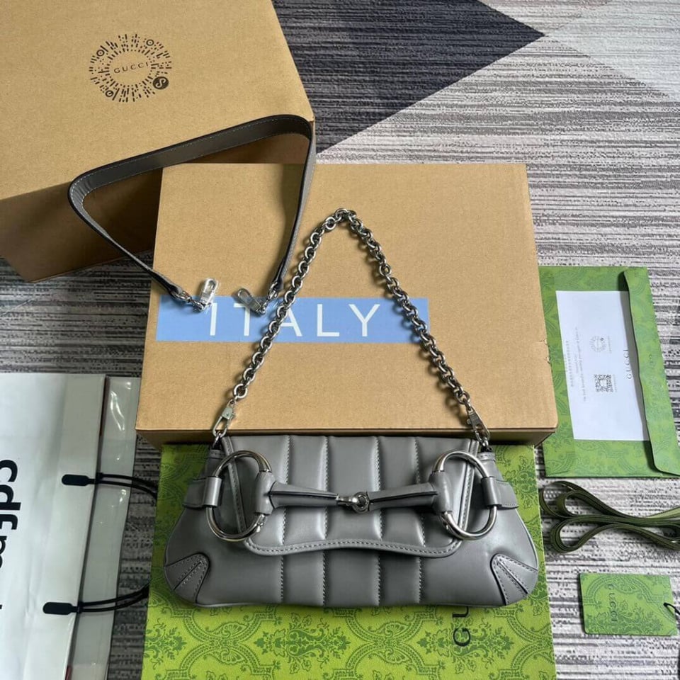 Gucci Horsebit Chain Small Shoulder Bag view 8