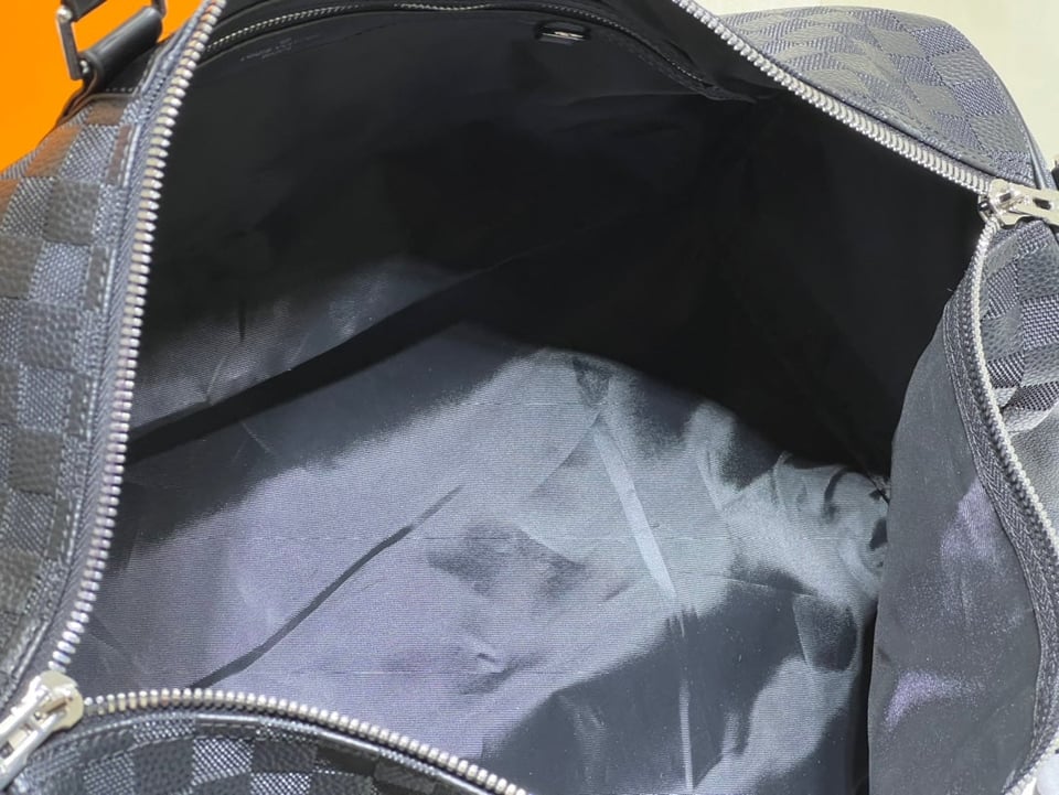 Louis Vuitton Keepall 50 Blue Graphite view 5