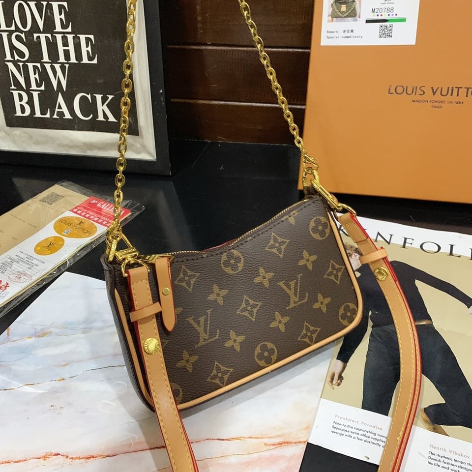 Louis Vuitton Monogram Pochette Brown 20Cm view 4