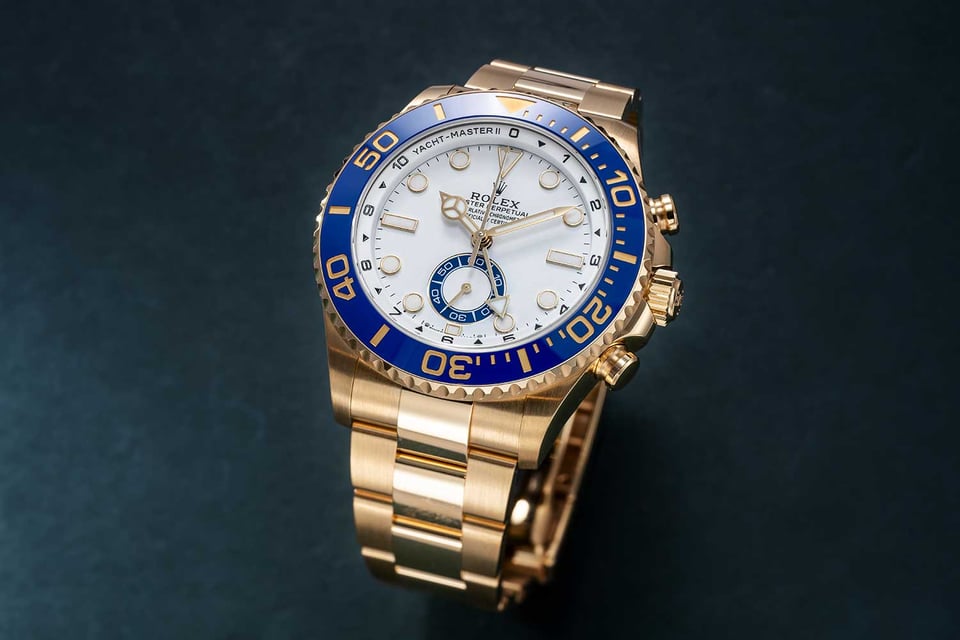 [Superclone] Rolex Yacht-Master II 44mm White Dial Oyster 126688 view 3