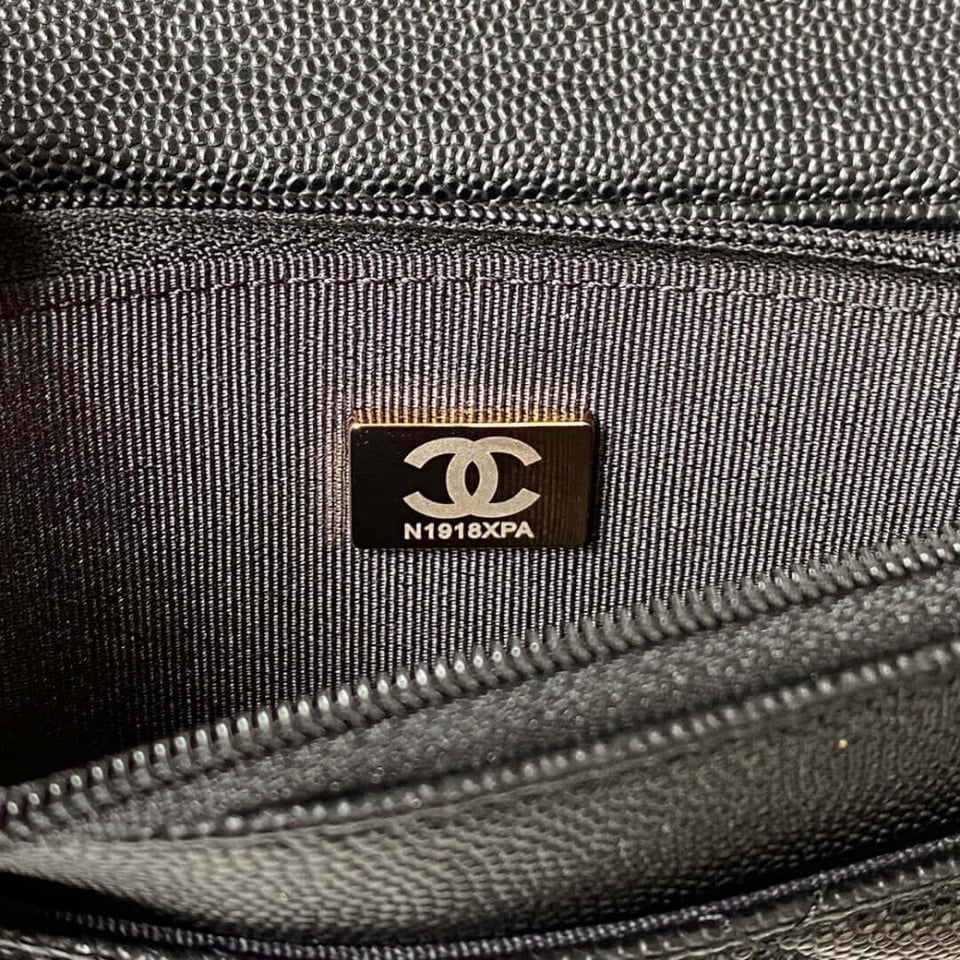 Chanel Grained Calfskin Wallet on Chain 19cm view 11