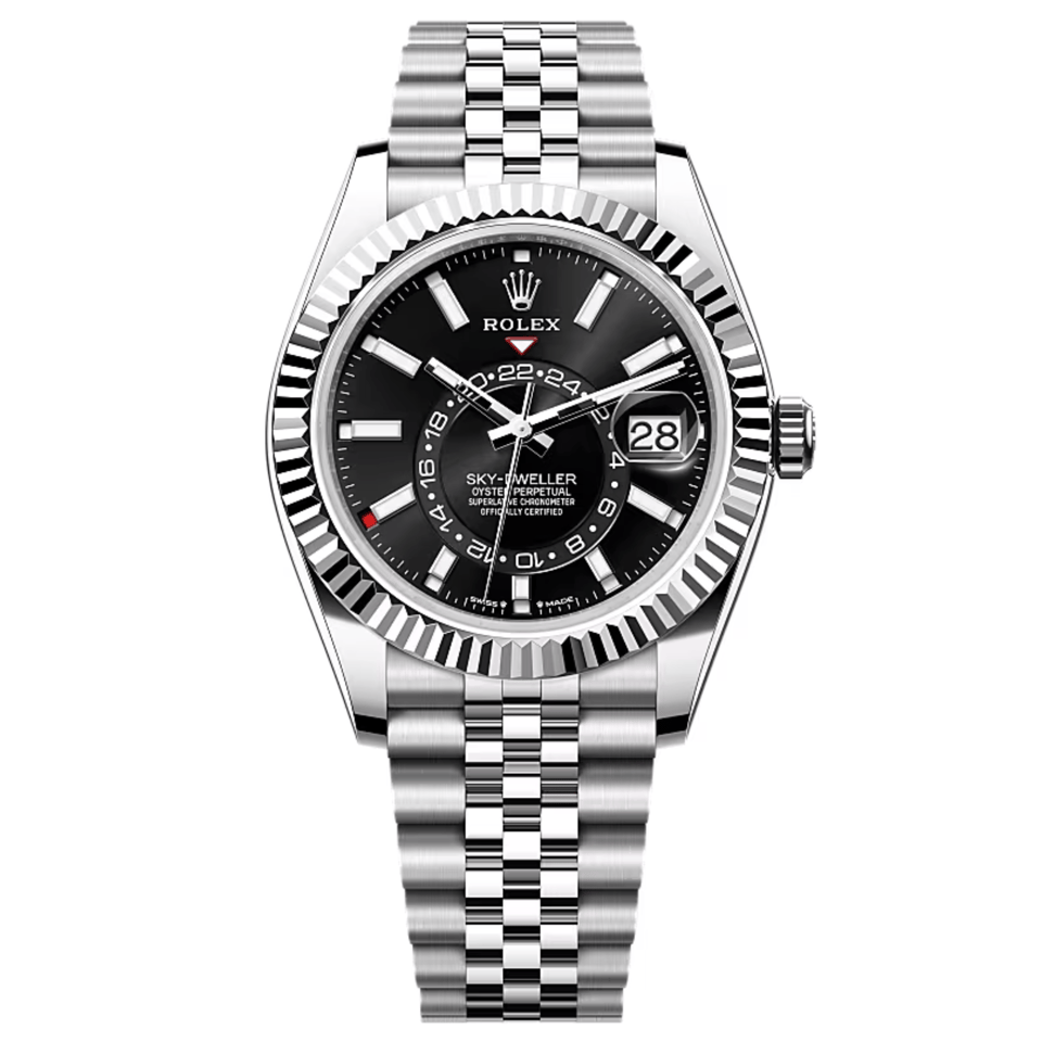 Rolex Sky-Dweller 42 mm Bright black Dial 336934 Jubilee view 2