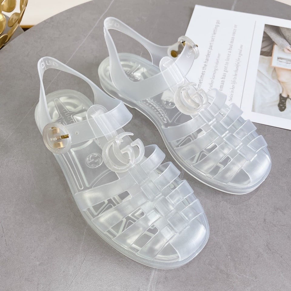 Gucci Sandal With Double G Silver 674133 Jfm00 8300 view 6