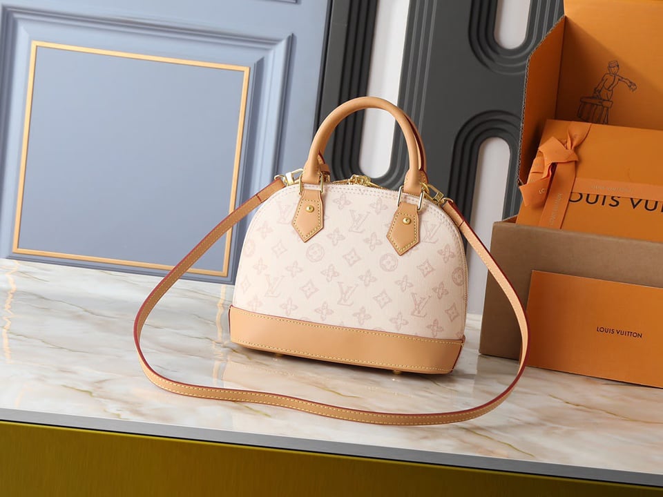 Louis Vuitton Alma BB Bag Monogram Origine Lin 23.5cm M27525 view 3