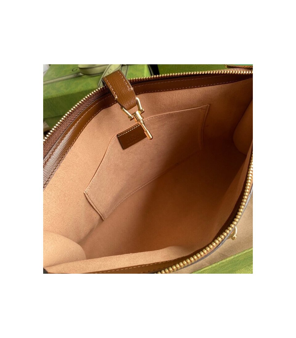 Gucci Jackie GG Coated Canvas Jackie 1961 Pouch Clutch Bag 30.5cm view 10