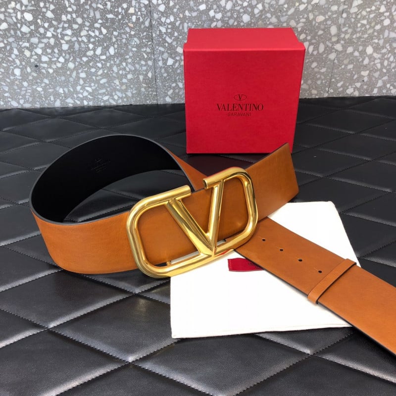 Valentino Garavani VLOGO Belt In Vachetta Leather 0010 view 8