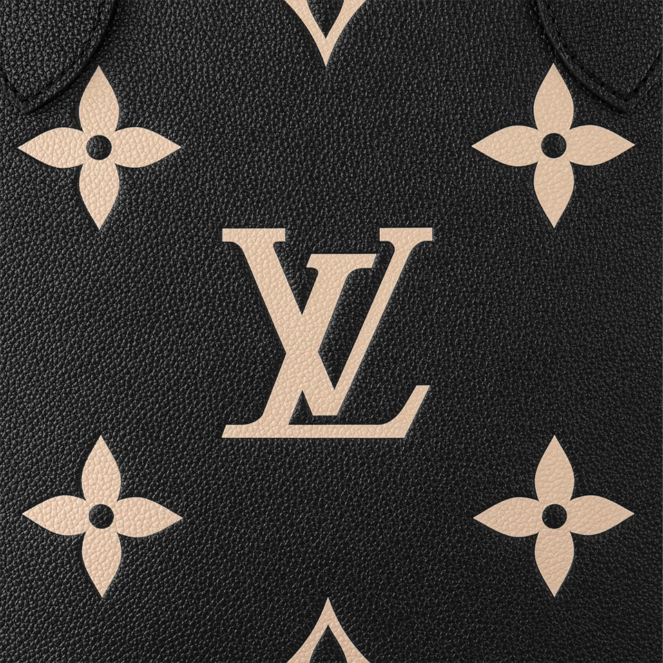 Louis Vuitton Neverfull MM Tote Bag Monogram Empreinte Black 31cm M58907 view 6