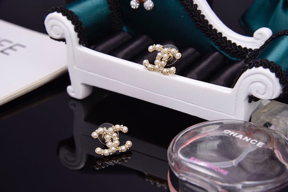 Chanel Cc Earrings view 6