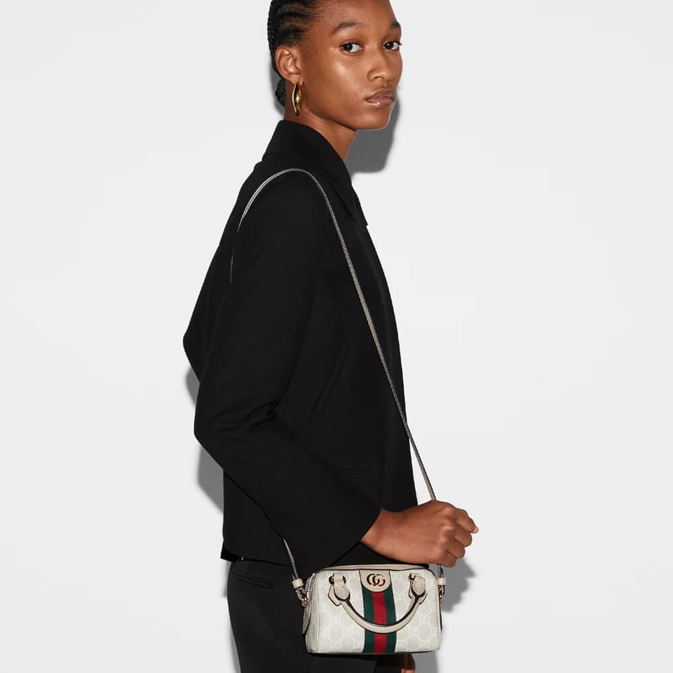 Gucci Ophidia Mini Boston Bag GG Supreme 16.5cm/6.5in view 5