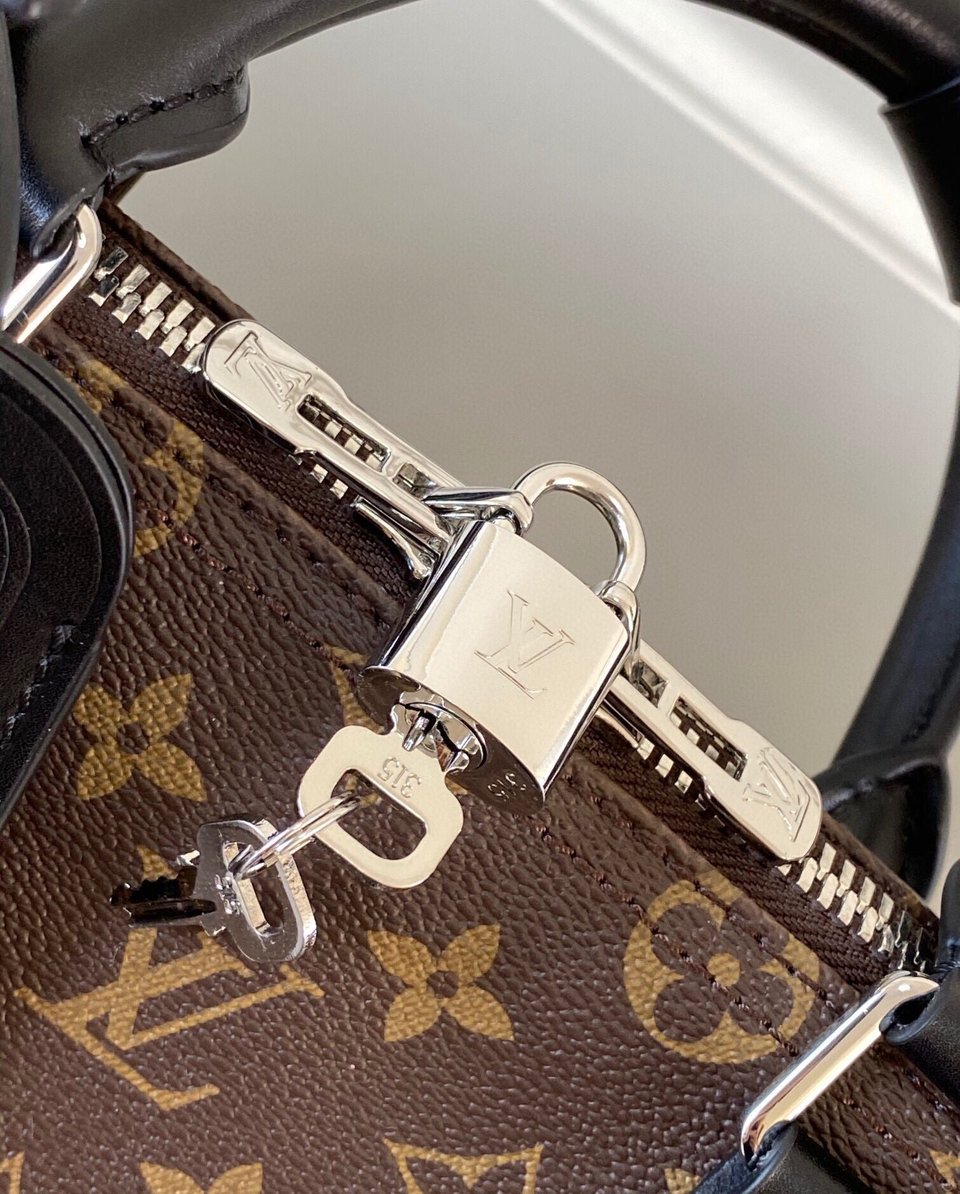 Louis Vuitton Keepall Bandouli Re 55 Monogram Macassar 55cm M56714 view 11