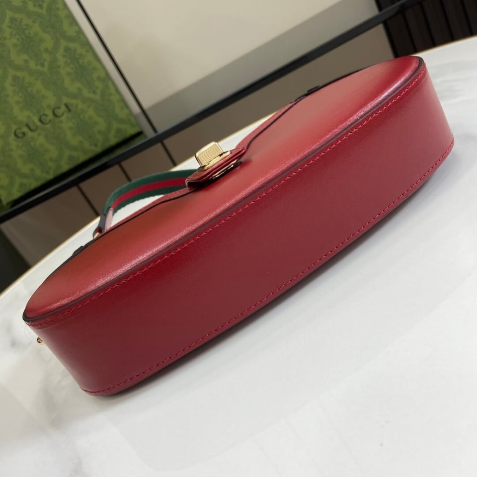 Gucci Moon Side Mini Shoulder Bag Smooth Leather view 8