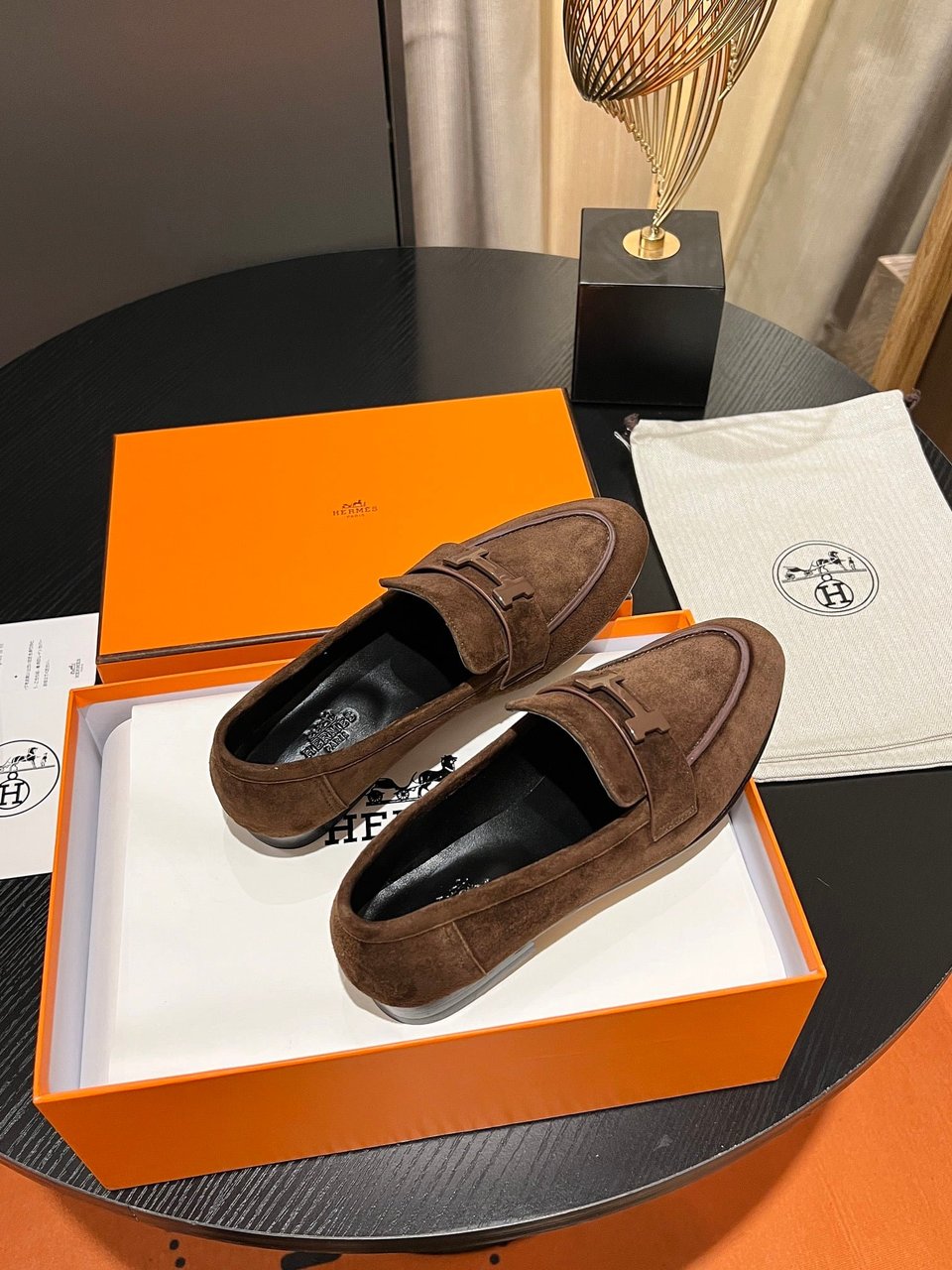 Hermes Paris Loafer Brown view 3