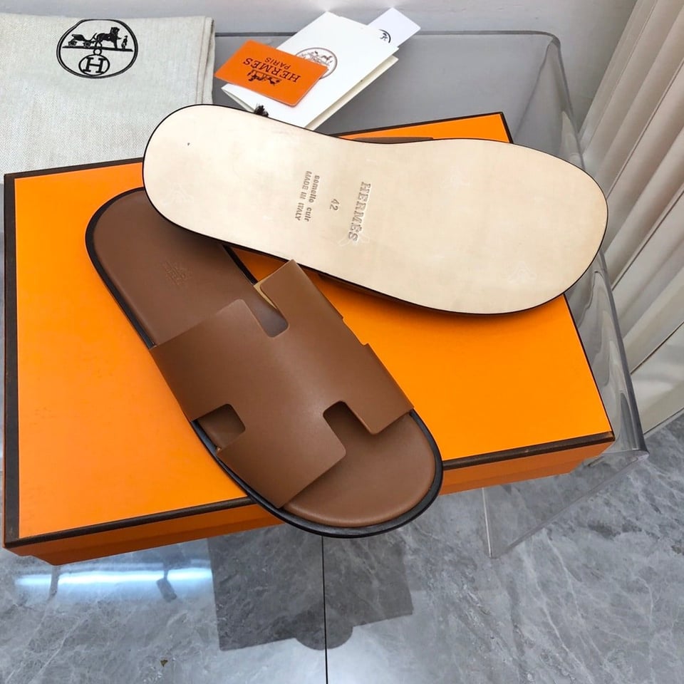 Hermes Izmir Sandal Brown H041141Zh03410 view 6