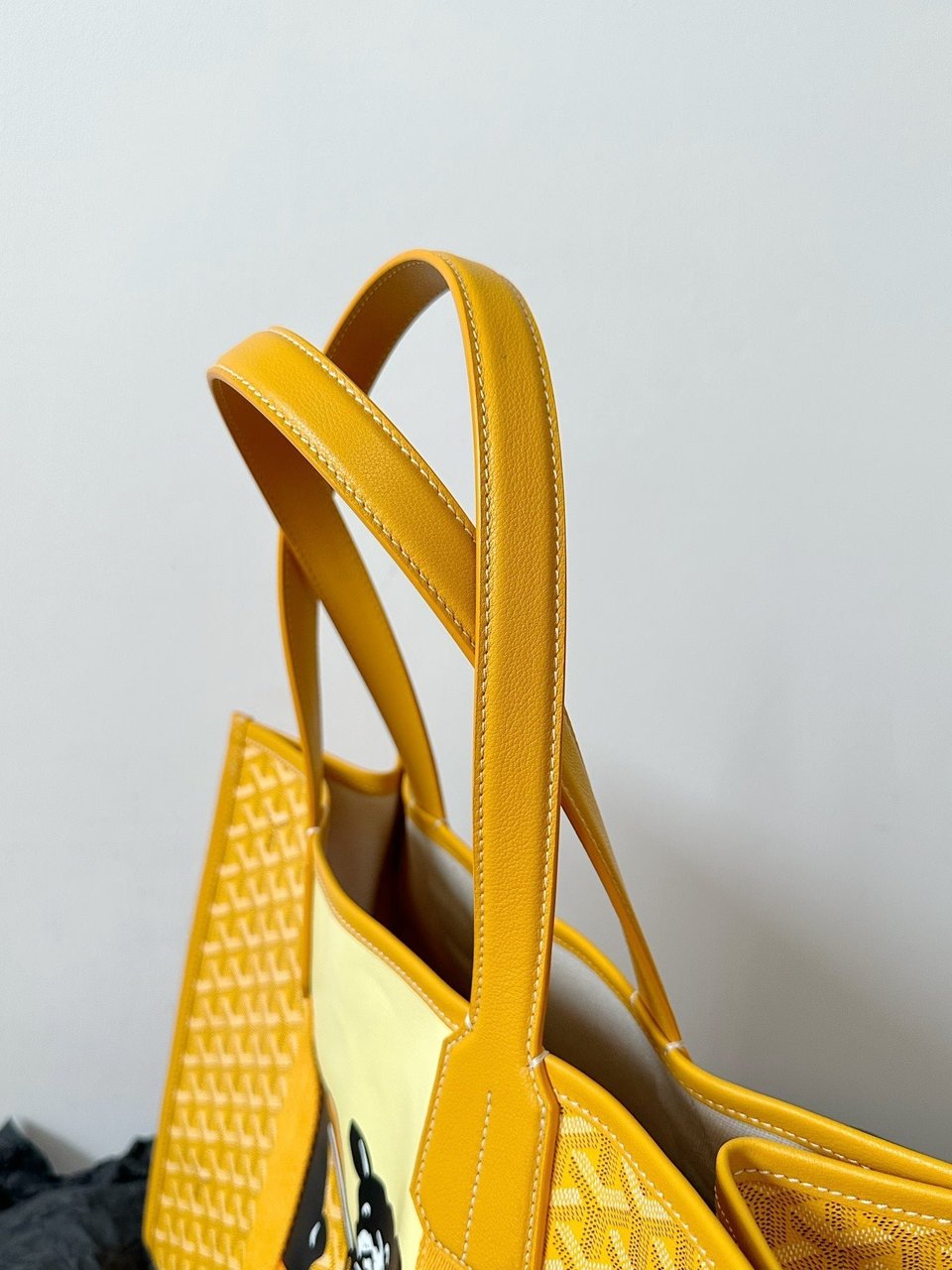 Goyard Goya Villette Tote 45Cm Yellow Canvas view 7