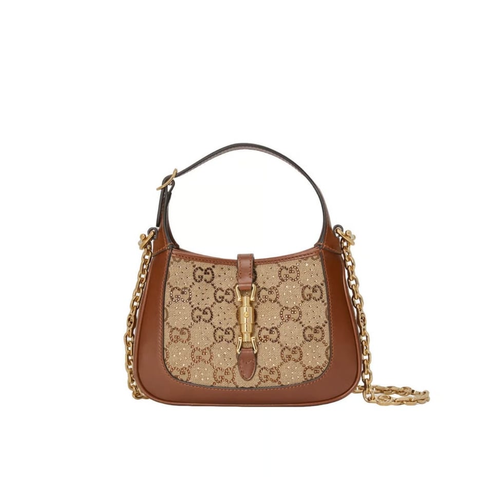 Gucci Jackie 1961 Crystal GG Mini Shoulder Bag 19cm view 2