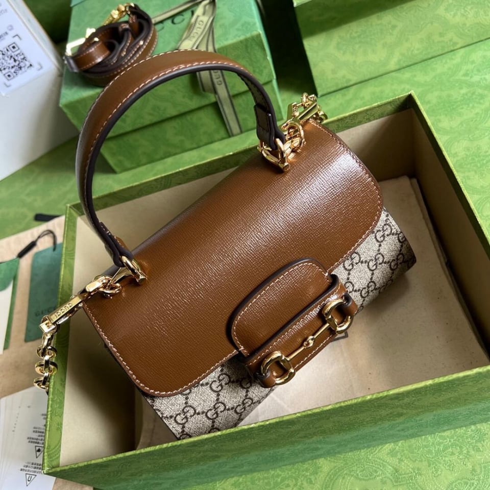 Gucci Horsebit 1955 Top Handle Bag view 8