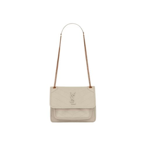 Saint Laurent Niki Baby Chain Bag In White