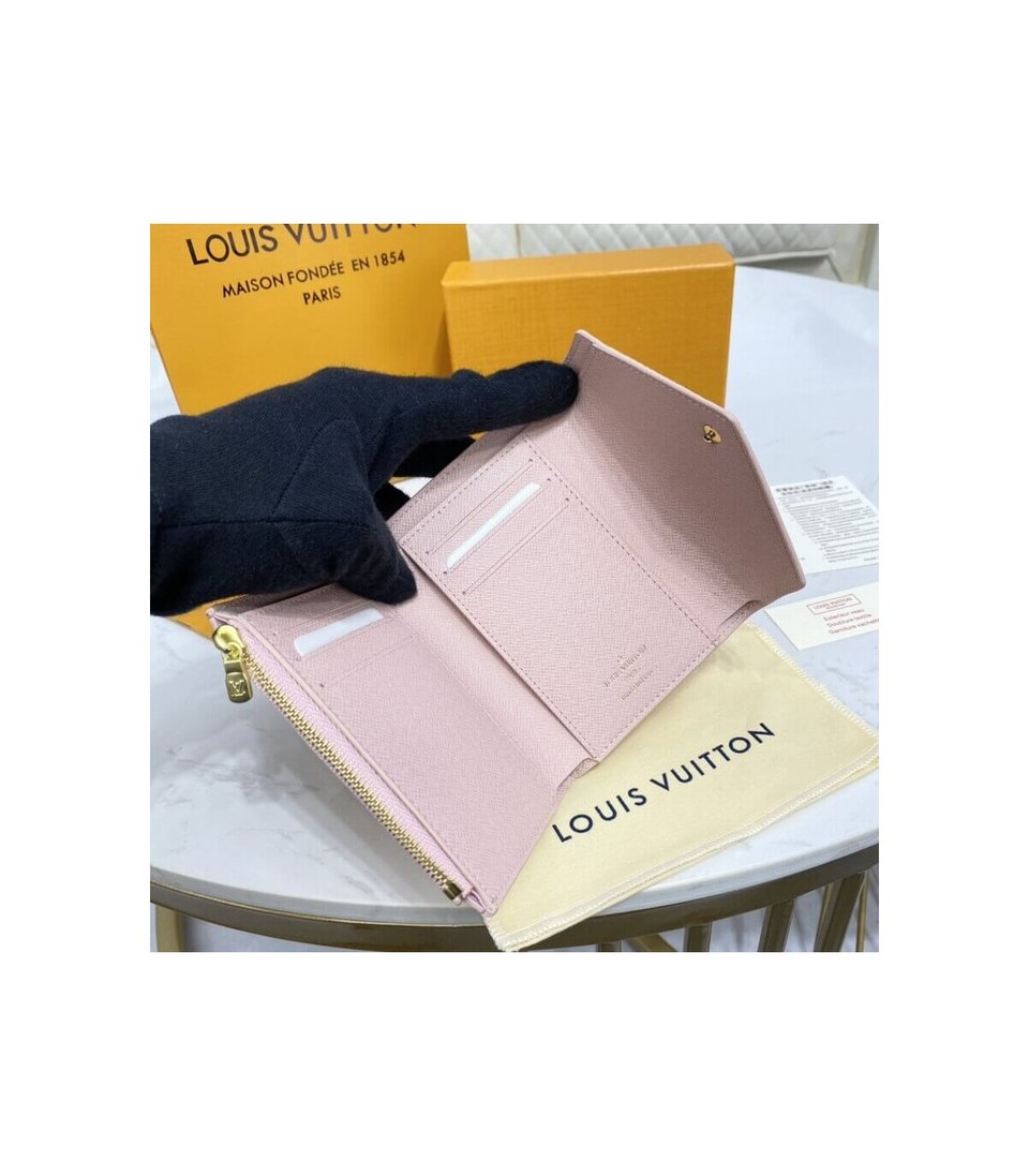 Louis Vuitton Victorine Wallet Pink view 11