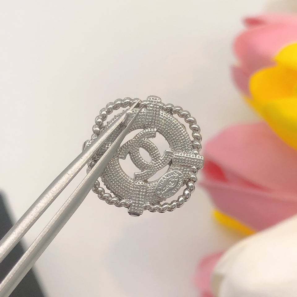 Chanel Cc Earrings view 5