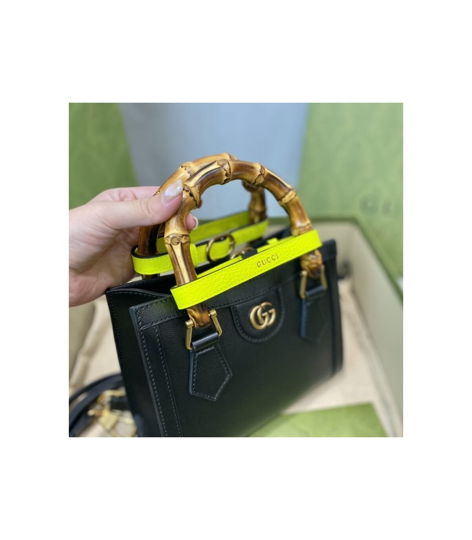 Gucci Diana Mini Tote Bag Black view 11