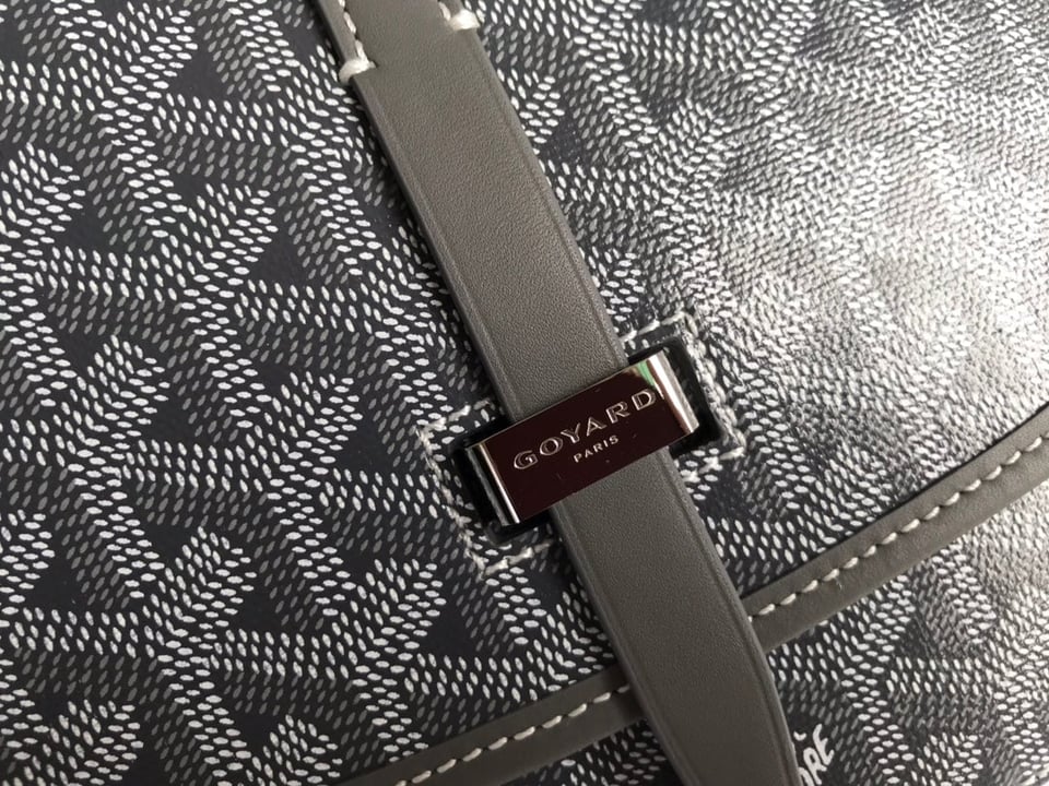 Goyard Belvedere Pm Bag 21Cm Grey Canvas view 7