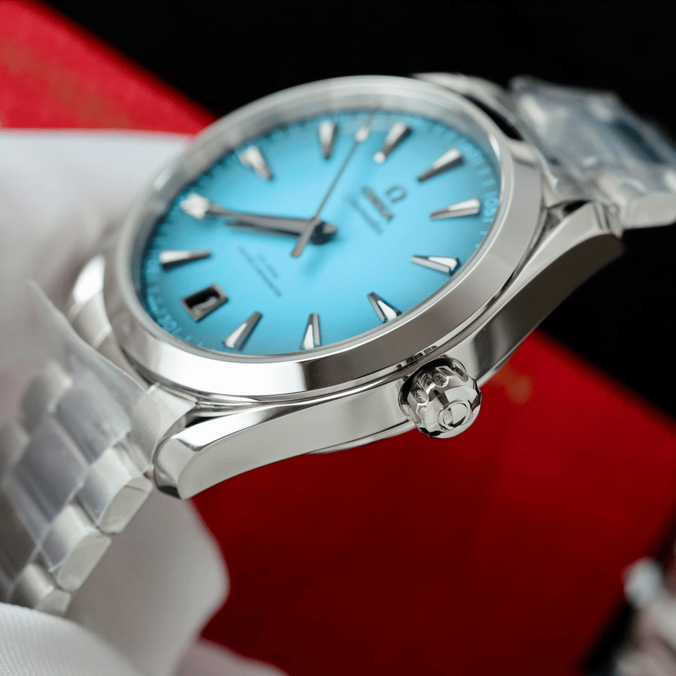 Omega Seamaster Aqua Terra Watch 41mm Turquoise Dial view 7