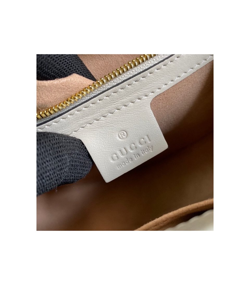 Gucci Padlock Small Shoulder Bag White view 12