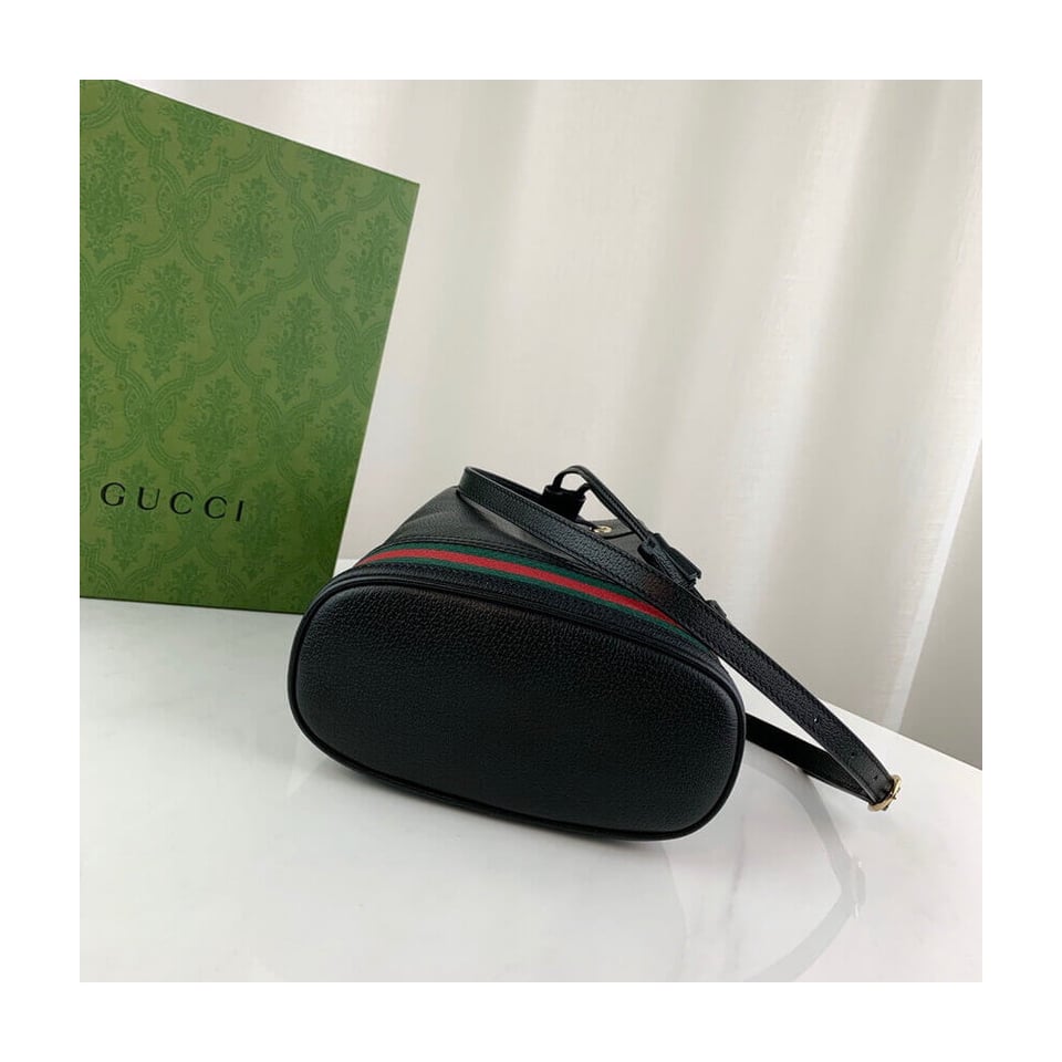 Gucci Ophidia Small Bucket Bag Black view 7